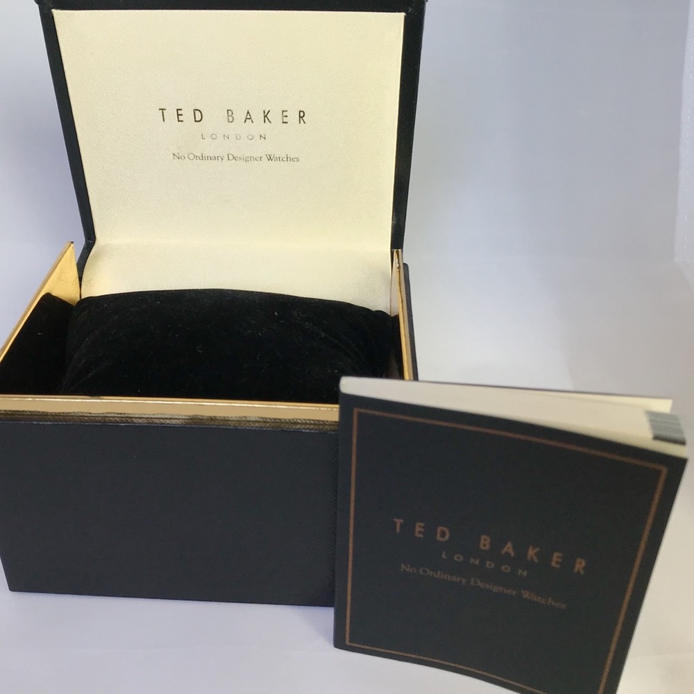 Ted Baker watch box with book 📦 black and gold